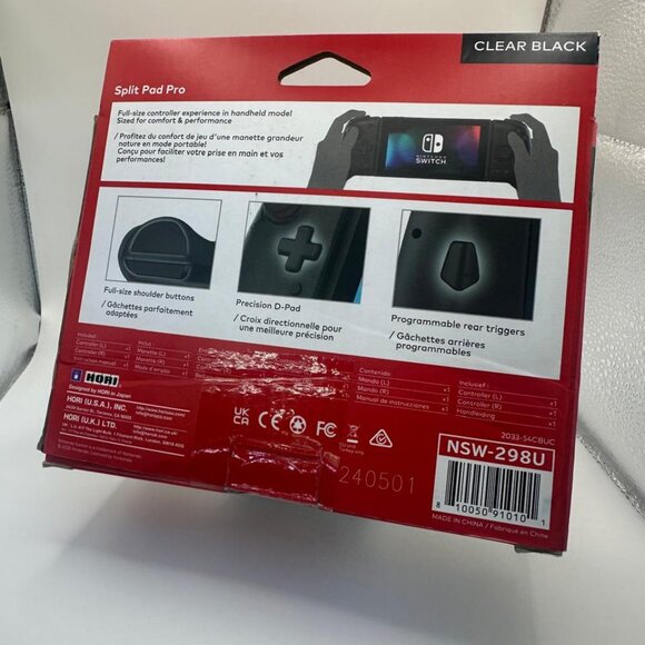 🎮 HORI Split Pad Pro – Black (For Nintendo Switch) - Picture 2 of 3